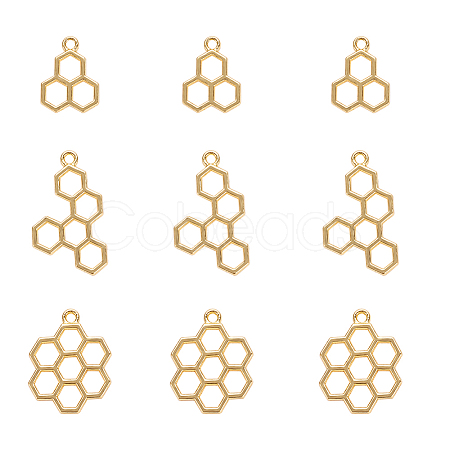 Alloy Open Back Bezel Pendants PALLOY-WH0065-60-1