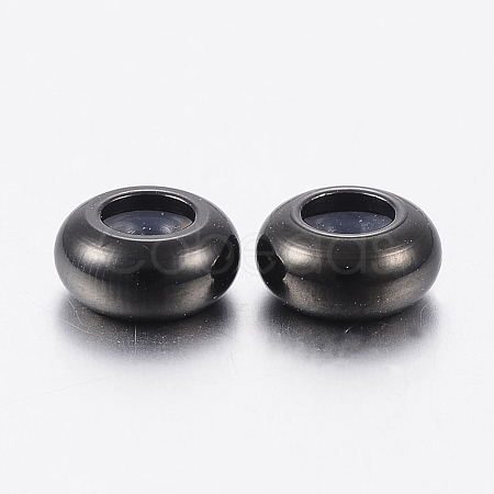 202 Stainless Steel Beads STAS-F148-9mm-07B-1