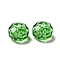 Transparent K9 Glass Beads, Faceted, Rondelle, Peridot, 8x5mm, Hole: 1.2mm