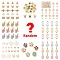 Lucky Bag, Random Styles Style Metal Brass Beads, Charms Connectors Kits, Random Color