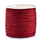 Nylon Thread, Chinese Knotting Cord, FireBrick, 0.8mm, about 109.36 yards(100m)/roll