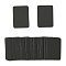 Paper Jewelry Earring Display Cards, Rectangle, Black, 35x25x0.5mm