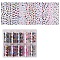 Nail Art Transfer Stickers, Nail Decals, DIY Nail Tips Decoration for Women, Butterfly Pattern, Mixed Color, 40mm, anout 1m/roll, 10rolls/box