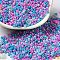 Baking Paint Glass Seed Beads, Donut, Colorful, 8/0, 2.5~3x1~1.5mm, Hole: 1~1.2mm, about 40909pcs/1pound