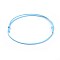 Eco-Friendly Korean Waxed Polyester Cord Bracelet Making, Light Sky Blue, 10-5/8 inch~11 inch(27~28cm), 1mm