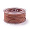 Macrame Cotton Cord, Braided Rope, with Plastic Reel, for Wall Hanging, Crafts, Gift Wrapping, Colorful, 1.2mm, about 26.25 Yards(24m)/Roll