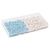 130Pcs 8 Styles Dyed Synthetic Turquoise Beads G-FS0005-69-2