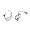 Tarnish Resistant 304 Stainless Steel Clip-on Earrings Findings STAS-L234-136P-2