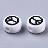 Opaque Acrylic Beads X-MACR-N008-20A-01-3