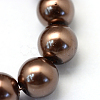 Baking Paint Pearlized Glass Pearl Round Bead Strands X-HY-Q003-6mm-52-3