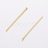 Brass Flat Head Pins X-KK-F714-06G-B-2