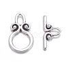 Ring Tibetan Style Alloy Toggle Clasps A1011Y-3