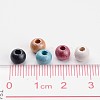 Round Natural Wood Beads WOOD-Q017-6mm-M-LF-4