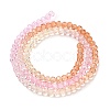 Transparent Painted Glass Beads Strands DGLA-A034-T4mm-A20-5