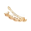 Alloy Hair Barrettes OHAR-H010-01G-KCG-3