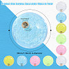 10Pcs 5 Colors Resin Round Thumb Grip Cap DIY-CA0006-79-2