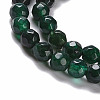 Natural Green Onyx Agate Bead Strands G-G882-4mm-A01-5