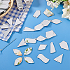 Triangle/Polygon/Rectangle/Horse Eye/Rhombus Acrylic Connector Charms MACR-PH0001-85B-5