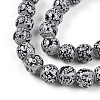 Transparent Baking Paint Glass Beads Strands DGLA-N009-10mm-10-4