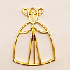 Alloy Open Back Bezel Pendants PALLOY-CJC0004-11G-1