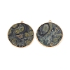 Natural Kambaba Jasper Pendants G-E526-10G-2