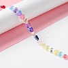 Transparent Glass Beads Strand GLAA-F112-01H-2