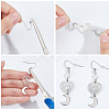 200Pcs 304 Stainless Steel Earring Hooks STAS-SP0001-44-6