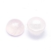Natural Rose Quartz Cabochons G-P393-R20-6mm-2