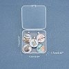 Alloy Glass Pendants PALLOY-CA0001-23-7