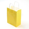 Pure Color Kraft Paper Bags AJEW-G020-C-13-2