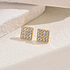 Elegant Brass Stud Earrings ZT2214-4-1