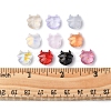 50Pcs 10 Style Transparent Spray Painted Glass Beads DGLA-FS0001-03-6