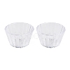 Mini Plastic Simulated Egg Tart Cup DJEW-C005-02A-1