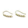 Brass Micro Pave Cubic Zirconia Earring Hooks KK-C048-13I-G-1