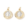 Brass Pendants KK-F845-21G-2