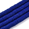 Handmade Polymer Clay Beads Strands CLAY-R089-6mm-112-1