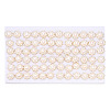 Daisy Flower Natural Pearl Stud Earrings with Enamel PEAR-N020-07G-4