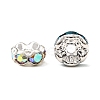 Brass Rhinestone Spacer Beads X-RB-A014-L7mm-S-3