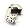 Alloy European Style Clasps X-PDLC-R001-16AS-3
