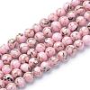 Assembled Synthetic Turquoise and Shell Beads Strands G-S212-6mm-01-1