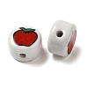 Christmas Theme Glazed Porcelain Beads PORC-NH0001-01B-2