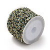 Brass Enamel Curb Chains CHC-C003-13G-11-4