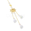 Glass Teardrop Big Pendant Decorations HJEW-M005-05A-G-4
