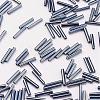 Glass Bugle Beads SEED-E001-6mm-129#-2
