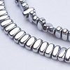 Electroplate Non-magnetic Synthetic Hematite Beads Strands G-J382-2x4x2mm-A06-2