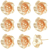 14Pcs Brass Stud Earrings Findings KK-BBC0020-88-6
