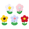 5Pcs 5 Colors Handmade Wool Felt Ornament DIY-PH0034-68-1