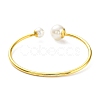 Ion Plating(IP) 304 Stainless Steel Cuff Bangles BJEW-M309-01G-3