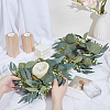 Spun Silk Cloth with PE Plastic Garland for Candle AJEW-WH0314-804A-3