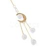 Glass Teardrop Big Pendant Decorations HJEW-M005-05B-G-4